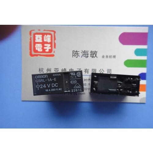 Original G5RL-1A-E-24VDC 6PIN 16A relays