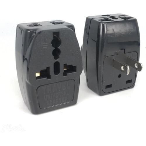 EU Euro 2 Pin to UK 3 Pin Plug AC Universal Adapter Travel Converter European JL.19
