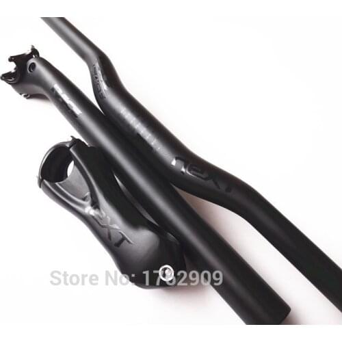 Newest Raceface Next Mountain bicycle UD full carbon handlebar Road carbon bike seatpost alloy stem matt MTB parts set Free ship
