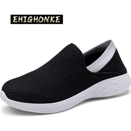 New spring and summer walking shoes for men and women, flying shuttle woven light shoes, breathable casual couple shoes 36-47 y8