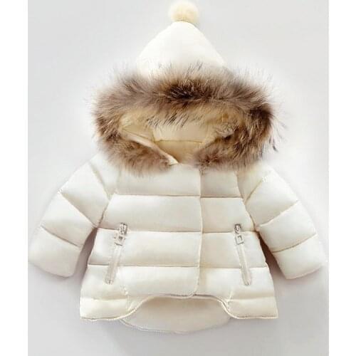 New Baby girl Thickness Warmer Down Jacket For Girl Fashion Kids Winter Jacket Manteau Fille Hiver Hooded Girls Winter Coat