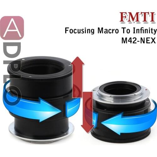 Adjustable Macro to Infinity Lens Adapter Suit For M42 Lens to Suit for Sony E Mount NEX Camera