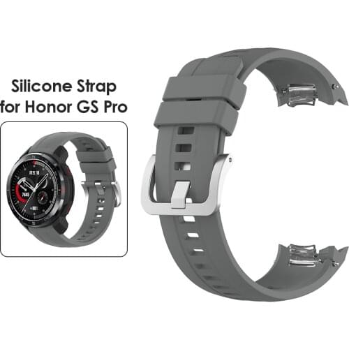 Watch Band Replacement Silicone Smart Bracelet Strap Wristband for Honor GS Pro Watch Band Exterior Decoration Parts