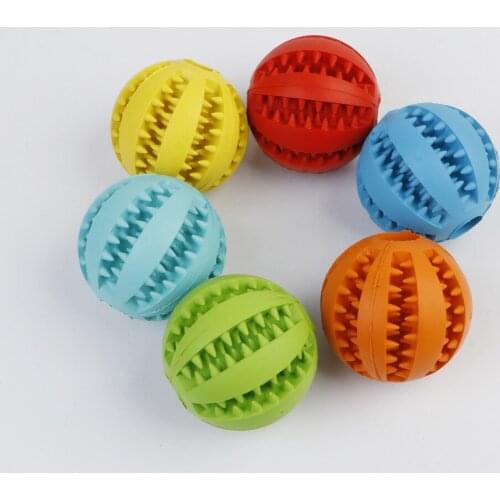 Pet Dog Rubber Toy Leaky Food Ball Molar Bite Resistant Non-toxic Mint Flavor Pet Supplies Pet Toys
