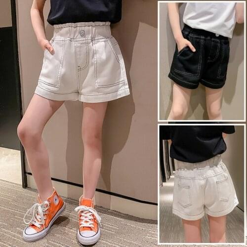 Big Girls Shorts Kids Clothes Short Jeans Feminino Usaq Geyimleri Spodenki Dziewczynka Children 2021 New Summer