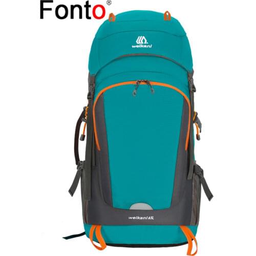 65L Outdoor Mountaineering Camping Backpack Waterproof Sports Tactical Military Bag Large Capacity Travel Hiking Backpack