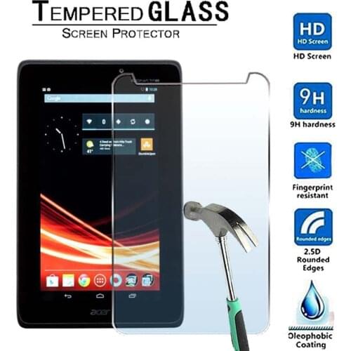 For Acer Iconia Tab A110 7"-9H Premium Tablet Tempered Glass Screen Protector Film Protector Guard Cover