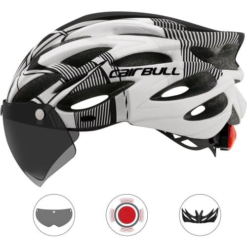 Cycling Helmet Women Men Lightweight Breathable With Removable Visor Goggles Bicycle Safety Cap Mountain Road Bike Equipment