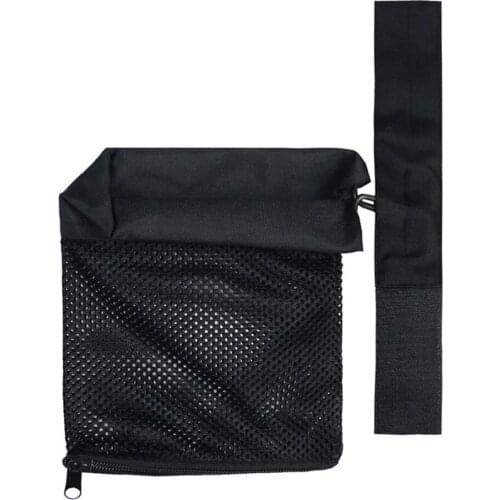 1 Pcs Hunting Mesh Bag Hunting Outdoor Sports Shooting Brass Wrap Catcher Pouch Saco de malha de caca black