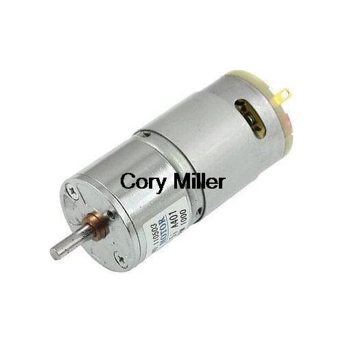 12V 1000RPM 80mA 0.3Kgcm Permanent Magnet DC Gear Box Motor Replacement