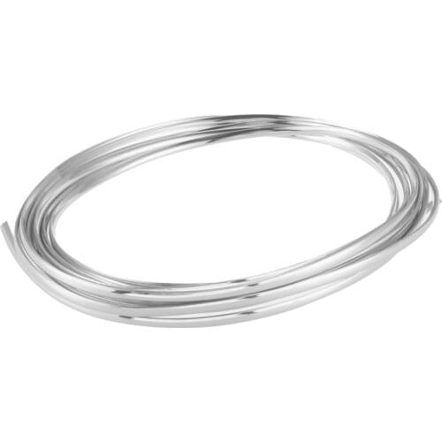 20FT Chrome Moulding Trim Strip Car Door Edge Scratch Guard Protector Cover Silver