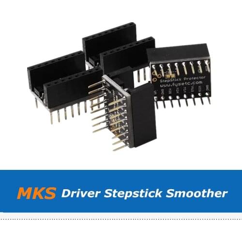 4pcs 3D Printer Parts MKS Stepstick Protector Coupler Module, Drv8825/TMC100/TMC2208 Driver Smoother For Vibration Grain Filter