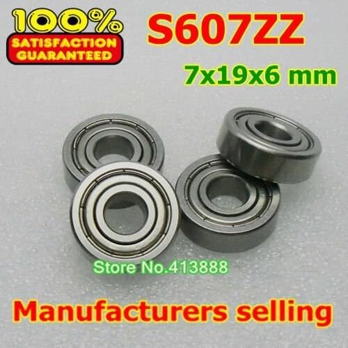 500pcs/lot free shipping SUS440C environmental corrosion resistant stainless steel deep groove ball bearings S607ZZ 7*19*6 mm