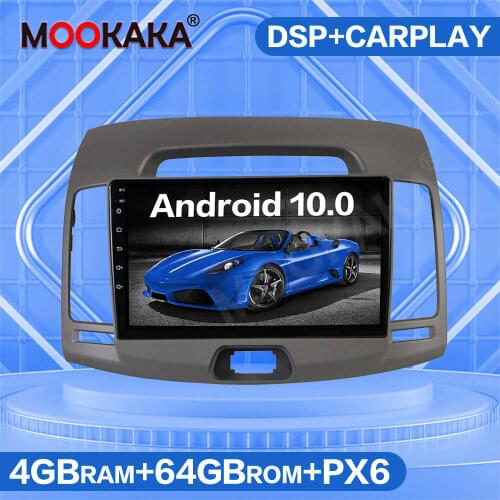 4G SIM LTE Android 10.0 4GB+64GB Car Radio GPS Navigation For Hyundai Elantra 9Inch Multimedia Player Auto Stereo Audio Unit DSP
