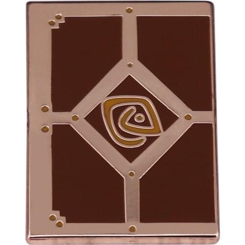 The Shepherds Journal Brooch Book Cover Pin From the Movie Atlantis