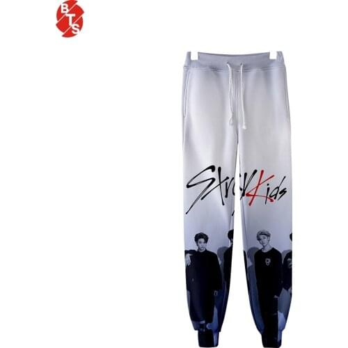 Stray Kids 3D Printed Jogger Pants Women/Men Kpop Fashion Style Sweatpants 2019 Hot Sale Casual Trendy Streetwear Long Pants