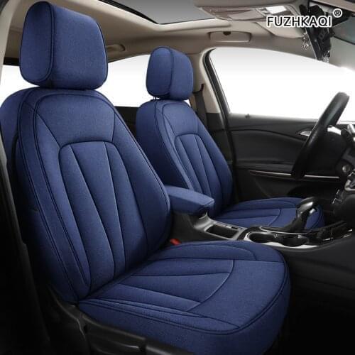 FUZHKAQI Custom FLAX car seat covers set For Acura MDX RDX RL TL ILX CDX TLX-L Automobiles Seat Covers car seats