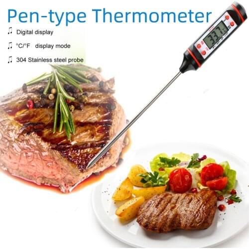 Digital Thermometer Cooking Meat Food Kitchen BBQ Probe Water Milk Oil Liquid Oven Digital Temperaure Sensor Meter Thermocouple