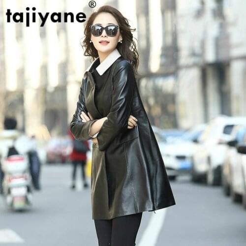 Spring Autumn Coat Women Clothes 2020 Korean Vintage Sheepskin Coat Real Genuine Leather Jacket Chaqueta Mujer X78601 ZT3095