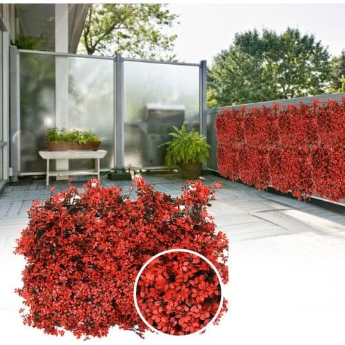 Artificial Plant Panels Plant Privacy Hedge Screen Wall Lawn Plastic Home Garden Shop Shopping Center Garden Decoration 40x60cm