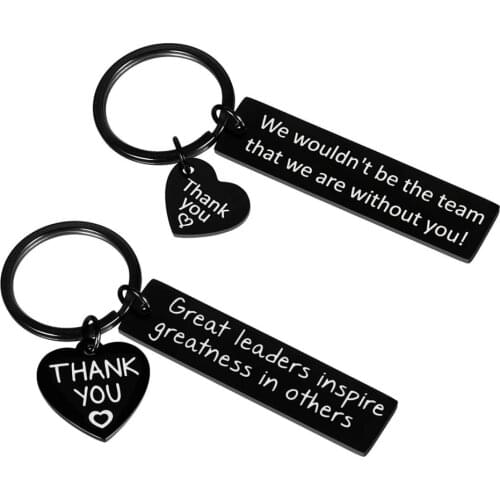 Boss Coworker Gifts for Men Women Office Keychain Appreciation Gifts for Leader Supervisor Birthday Mentor Goodbye Presents