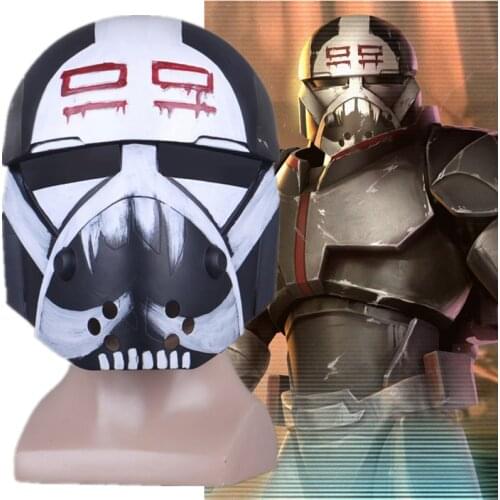 The Bad Batch Wrecker Mask Cosplay Adult Kids PVC Helmet Full Face Masks Halloween Masquerade Party
