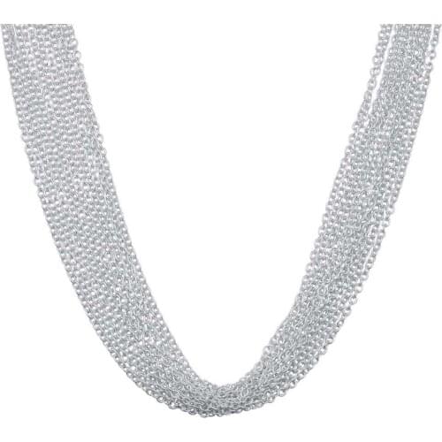 Fashion Jewelry Necklace Lady Wholesale Charm Silver Color Pendants For Women Fashion Jewelry Pendant AN543/afvaixca