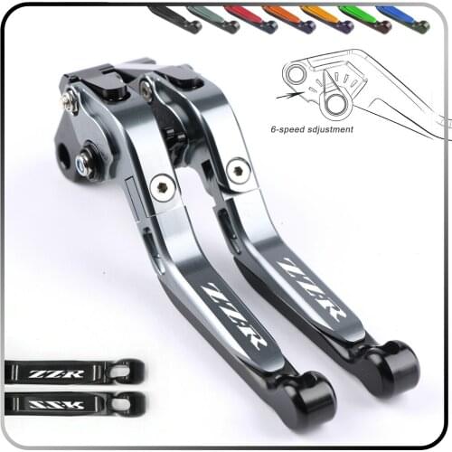 Motorcycle Accessories Folding Extendable Brake Clutch Levers FOR KAWASAKI ZZR600 ZZR400 ZZR 400 600 1990-2004 2003 2002