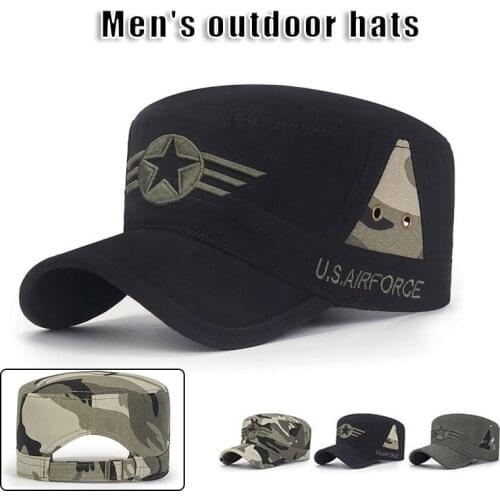 Mens Cotton Baseball Cap Adsjutable Strapback Sun Protection Breathable Casual Outdoor Sports Sunhat for Summer TT@88