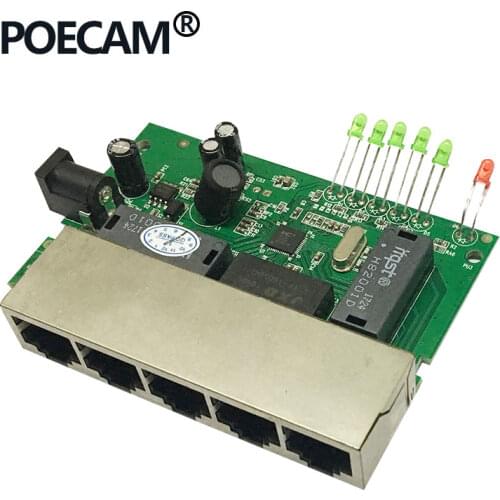 5 Port 12V 15V passive Poe Switch ethernet 10/100Mbps switch poe 4 port power for cctv camera IP Phone ip cameras 4/5+ 7/8