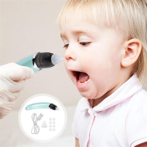 Baby Nose Aspirator Handheld Electric Nose Sucking Tool Nasal Cleaner for Kids