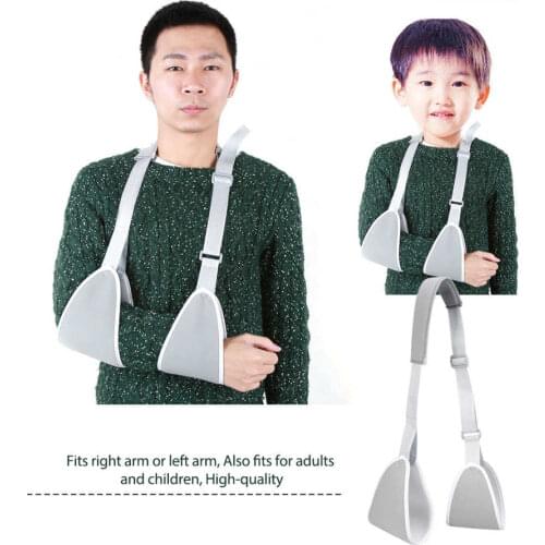 Adults Children Arm Sling Support Adjustable Breathable Shoulder Strap Brace Immobilizer Wrist Elbow Forearm Support Brace Strap