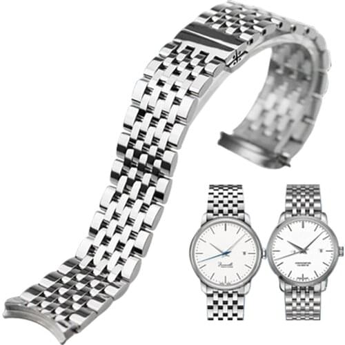 ISUNZUN Mens Watch Strap For MIDO Mido Baroncelli M027.407A/M027408A Watches Accessories 20mm Stainless Steel Watchbands