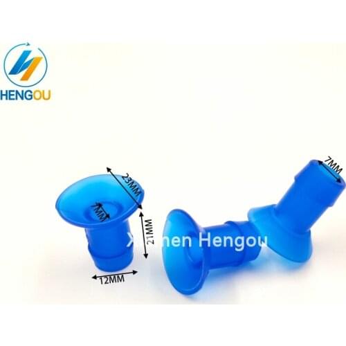 10 pcs rubber sucker 23.0*7.0*21.0mm for printing machine parts, good quality