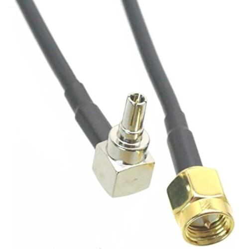RF Pigtail SMA Male to CRC9 Male 90 Degree Connector RG316/RG174/RG316D Coaxial Cable 3G USB Modem Antenna Extension Cable