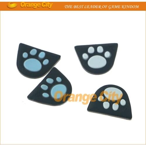 Cat Paw Silicone Trigger Buttons Sticker L2 R2 Button Cover for PS4 Controller 1pair