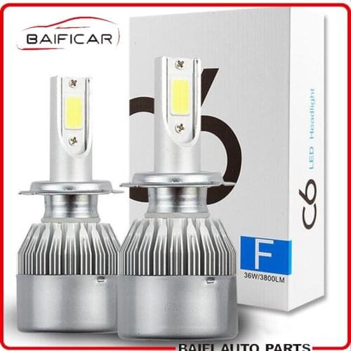 Super Bright Auto Car H8 H11 H7 H4 H1 LED Headlights Fog Lamp Cool White 36W 3800LM COB Bulbs Diodes Automobiles Parts Lamp