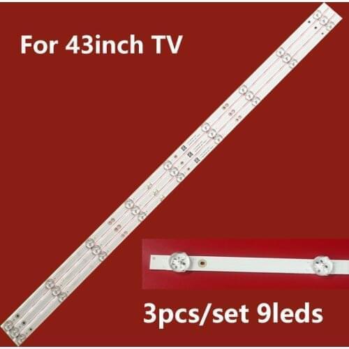 LED backlight strip 7779-643000-D220 D-AK352A17DC-9492KF APT-LB17076-43-1.3 for Sky Worth 43F5 43X6 43G2A 43K5C 43E382W 43E381S