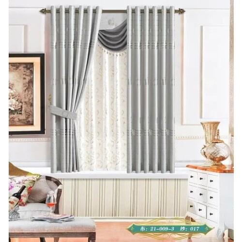 Only Fabric Grey Apple flower Wide 210 CM curtains Fabric silver Curtain Hotel living rooms bedroom Curtain Wholesale material