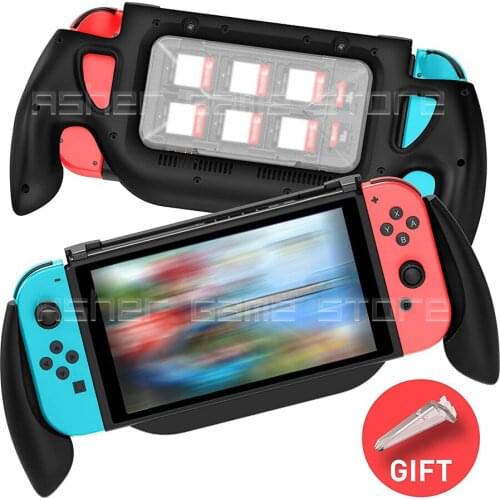 Fast Charger Charing Dock Station Gaming Charging Grip Case 6 Games Slot for Nintend Nitendo Nintendo Switch Console Accessories