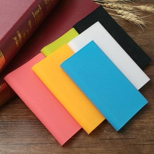 13x7.5cm Silicone Sleeve Protector Case Skin Cover Bag For Xiaomi Power Bank 2 10000mAh