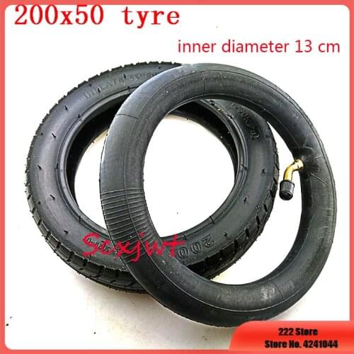 200x50 internal diameter 13cm tyre and inner tube 8" Mini folding scooter electric Gas Scooter wheelchair wheel Pneumatic Tire