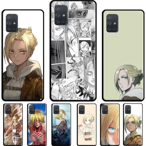 Annie Leonhart Shingeki no Kyojin Cover For Samsung A50 A70 A20S A10 A71 A51 A41 A31 A11 A02S A20e A21S A12 A32 A52 A72 Case