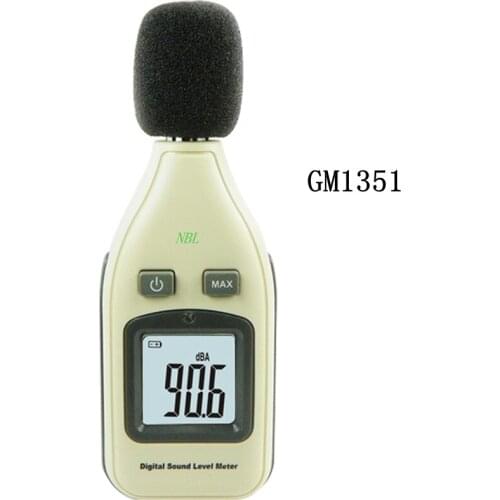 Digital Sound Level Meter Noise Level Tester Range 30-130 Decibels LCD Screen Dispaly Noise Decibel Monitor Pressure Tester