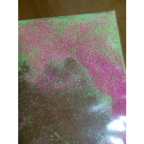 G482 008 Neon Pink and Green Tiny Matte Glitter Flakes - Mix Loose Glitter, Paliette or Sequins