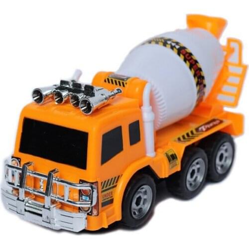 Train toys Electronic Plastic Toy Vehicles Electric Trucks Cement Concrete Mixer Truck Universal Music Lights Toys Child