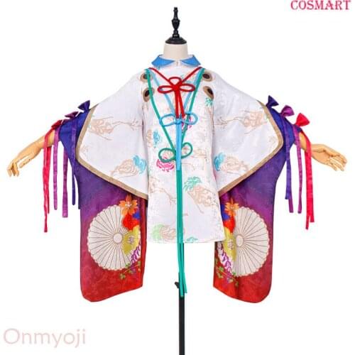 Game Onmyoji SSR Aura Kimono Cosplay Costume Halloween Suit For Women Men Outfit New