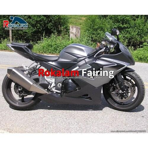 Body Shells For Suzuki GSXR 1000 K5 2006 06 GSXR1000 K 5 05 GSXR 1000 2005 Motorcycle Black Fairing Kit (Injection Molding)
