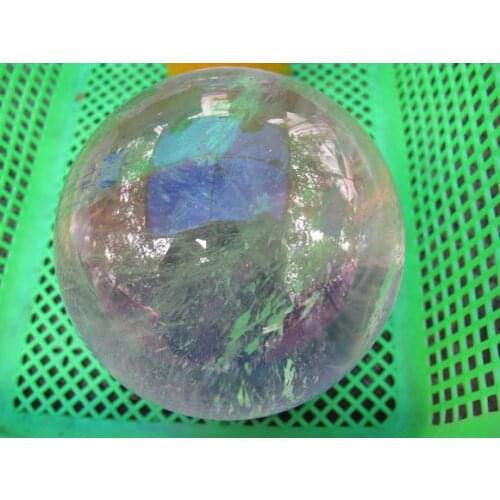 2700g natural clear quartz crystal ball sphere+stand