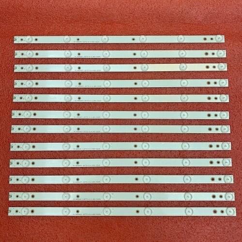 New 12pcs/set LED Backlight Strips for E50-C1 D50U-D1 D50-D1 500TT43 V3 V4 EVTLBM500P0601-DN-2